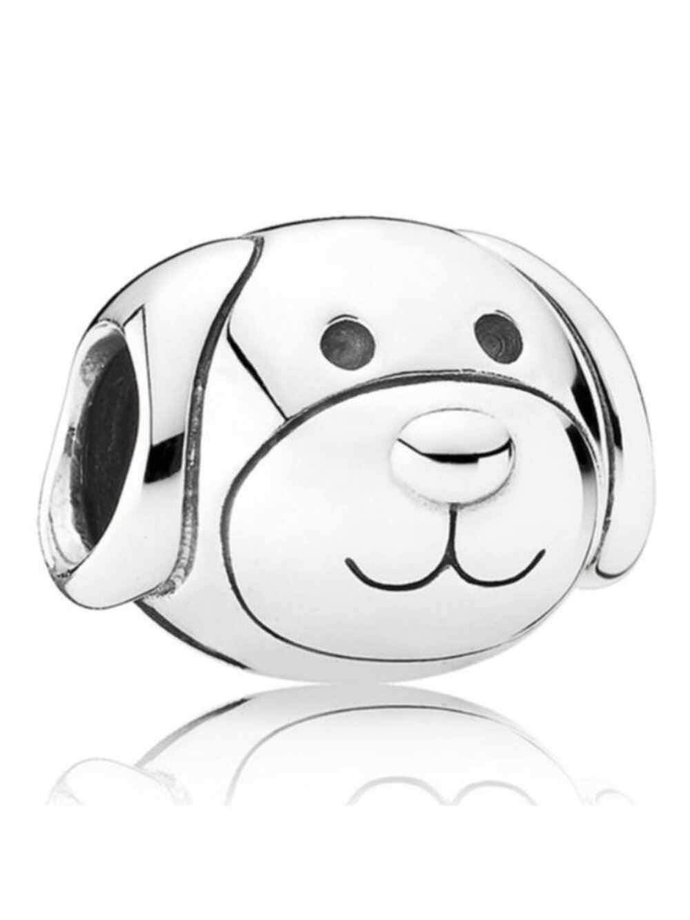 Pandora Retired Sterling Silver Devoted Dog Animal Charm - 791707